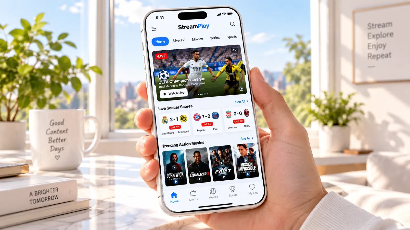 Fritz!Box-Oberfläche mit geöffnetem QoS-Priorisierungsmenü für IPTV-Streaming-Traffic