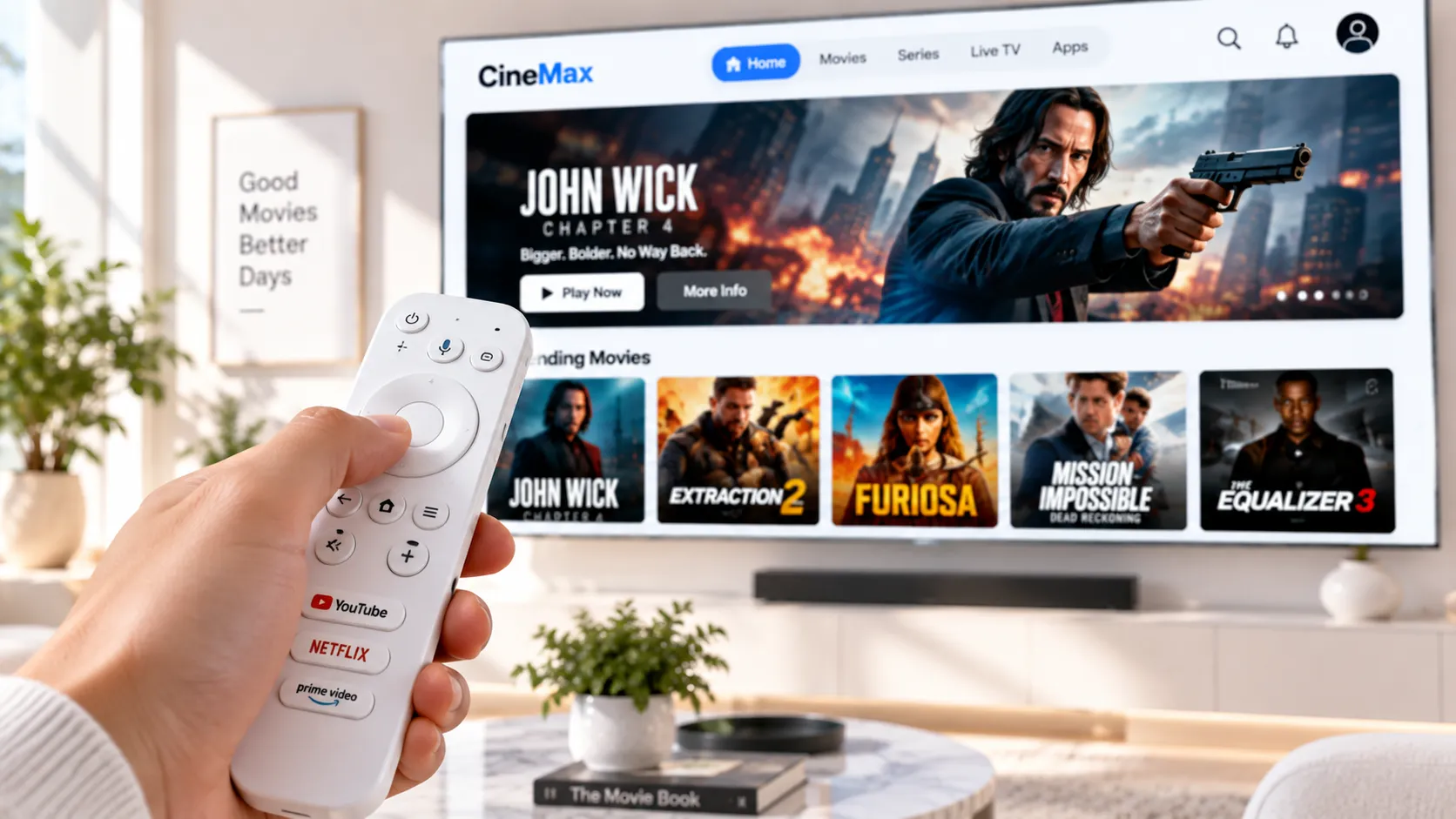 Schematischer Vergleich: Ethernet-Kabelverbindung und WLAN-Verbindung zwischen Fritz!Box und IPTV-Gerät
