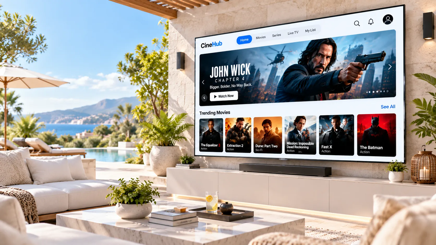 Schematischer Vergleich der IPTV-Streaming-Protokolle HLS und UDP nach Latenz und Fehlertoleranz